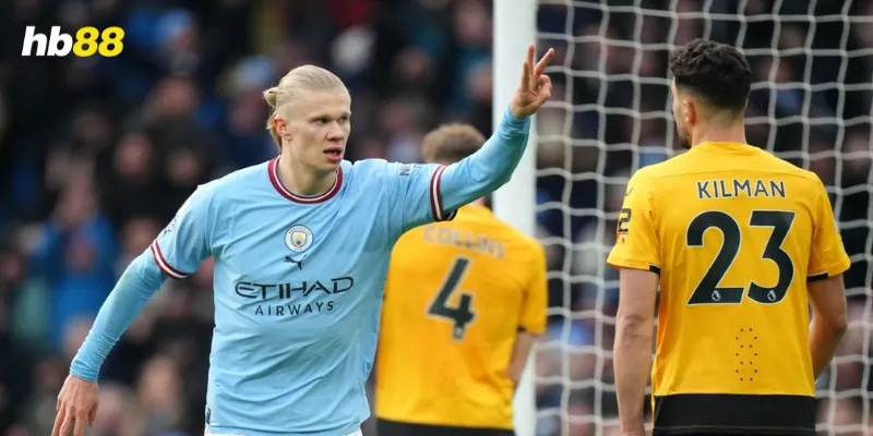 Vị trí trên bảng xếp hạng của Man City vs Wolves